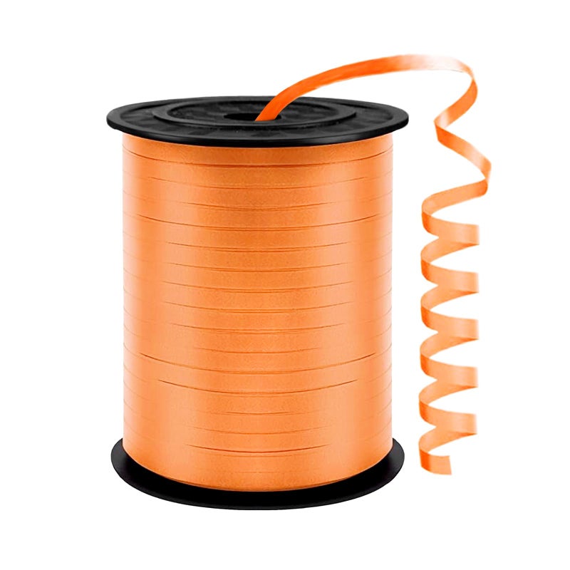 YCDMLJC Orange Curling Ribbon, 500 Yards Ribbons for Crafts,1/5 Inch Ribbon,Balloon String, Party Decoration,Ribbons for Florist Flower Bows for Graduation Supplies - Image 1